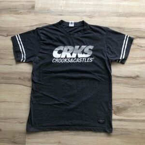 Crooks & Castles Gray Short Sleeve Tee